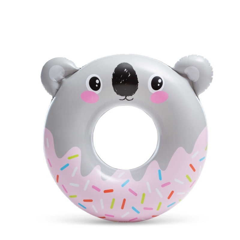 Koala  Basklı Simit +8 Yaş Yüzme Simidi Havuz Deniz Şişme Yüzücü  Sea Ring Pool