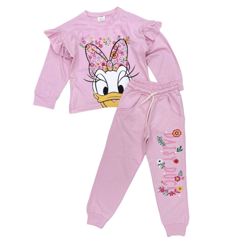 Kız Çocuk Daisy Duck Alt Üst Takım Eşofman Takımı